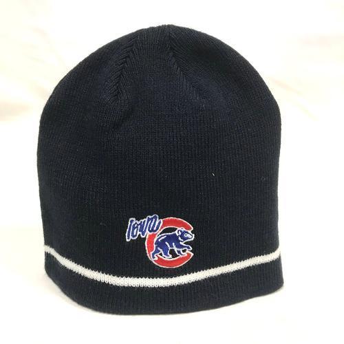 Iowa Cubs Navy Knit Hat, Youth