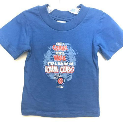 Iowa Cubs Infant 3 Step Tee, Royal