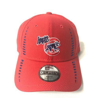 Iowa Cubs Jr Speed Youth 940 Adjustable Cap, Red