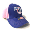 Iowa Cubs Youth Girls Twill Dots Cap, Royal/Pink