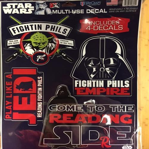 Reading Fightin Phils Star Wars Decals