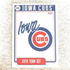 Iowa Cubs 2019 Iowa Cubs Team Card Set