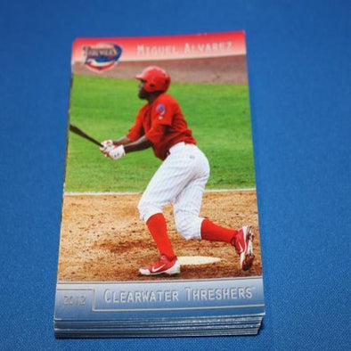 Clearwater Threshers 2012 Team Trading Card Set