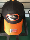 Delmarva Shorebirds Youth Classic Logo Adjustable Cap Black/Orange