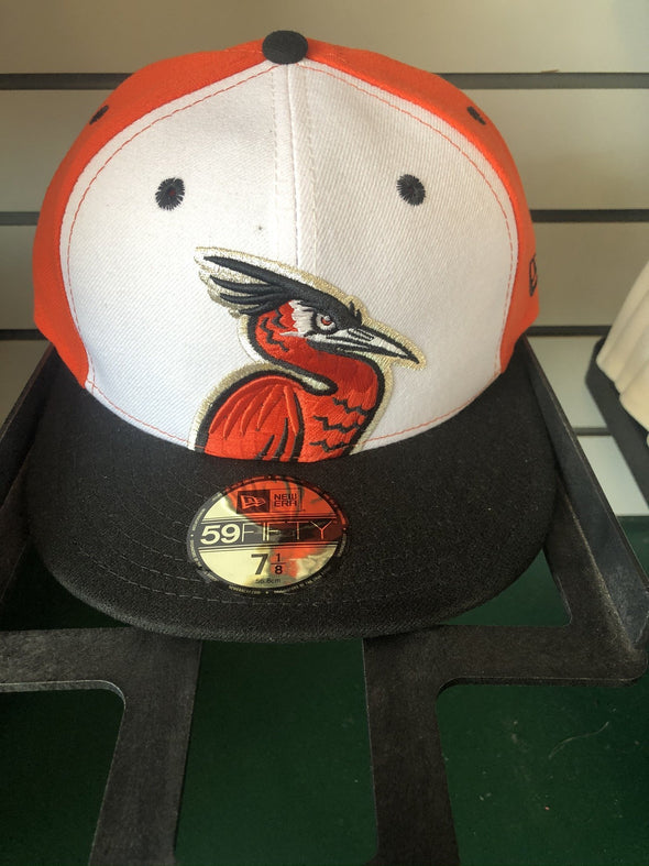 Delmarva Shorebirds On-Field Fitted Alternate Orange Friday Cap - New Era 5950