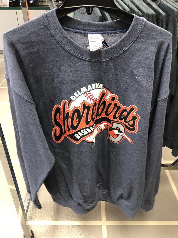 Delmarva Shorebirds Men's Crew Neck Sweatshirt