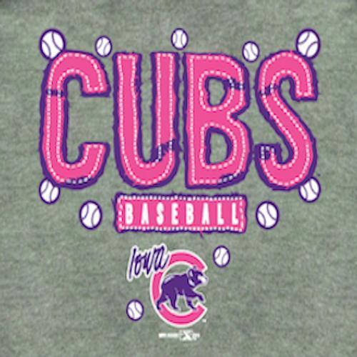 Iowa Cubs Toddler Girl's Sewn Tee, Grape