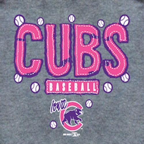 Iowa Cubs Toddler Girl's Sewn Tee, Watermelon