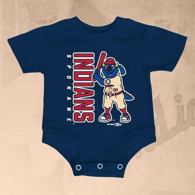 Spokane Indians Infant Bodysuit Navy Otto