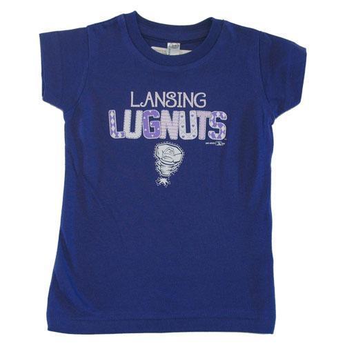 Lansing Lugnuts Toddler Girls Jersey T-shirt - Purple