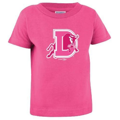 Durham Bulls Infant Pink D Logo T-Shirt