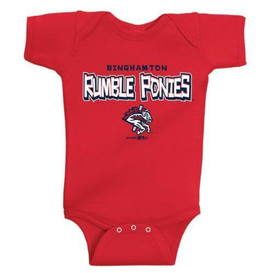 Infant Slat Red Onesie