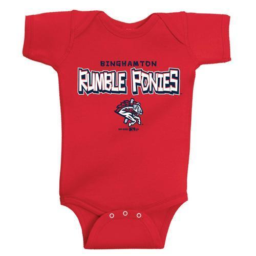 Infant Slat Red Onesie