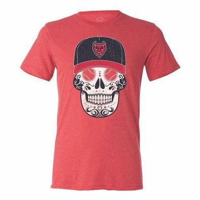 Copa Demonios Sugar Skull Tee, Red