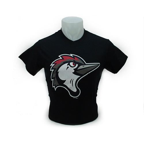 Fayetteville Woodpeckers Men's Cap Logo T-shirt Black