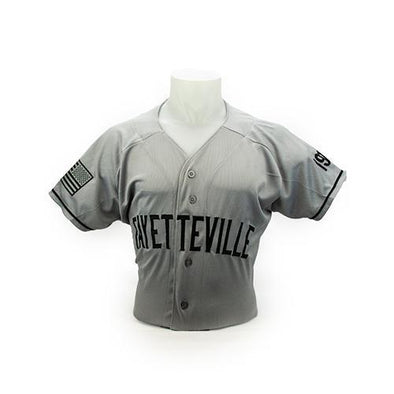 Fayetteville Woodpeckers Men's 1918 Throwback Jersey Grey