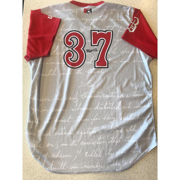 Barons Game Worn "MLK" Signed Jersey