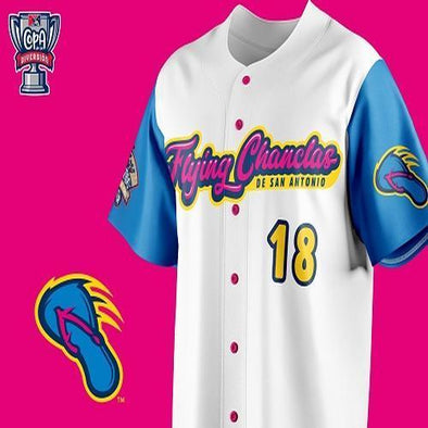 Flying Chanclas De San Antonio Authentic White Game Jersey