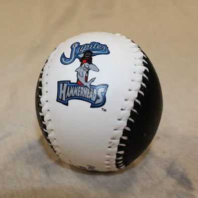 Jupiter Hammerheads HAMMERHEADS TWO TONE BLACK LOGO BALL