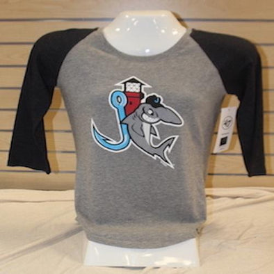 Jupiter Hammerheads HAMMERHEADS W BLACK CLUB RAGLAN