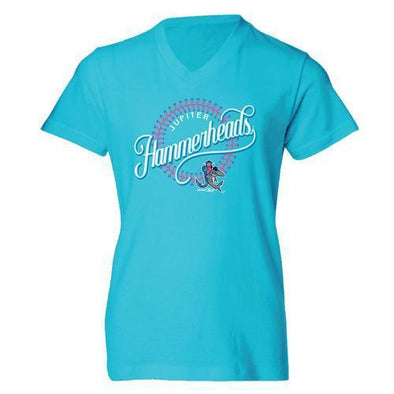 Jupiter Hammerheads HAMMERHEADS YOUTH GIRLS WARRANT VNECK TEE