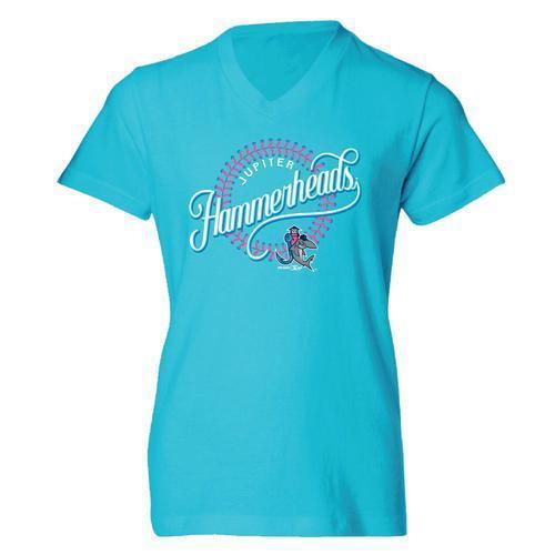 Jupiter Hammerheads HAMMERHEADS YOUTH GIRLS WARRANT VNECK TEE