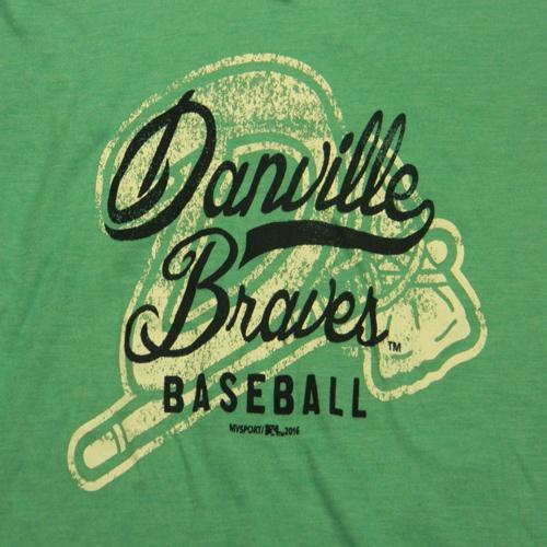 Danville Braves Ladies Vivianne V-Neck Jade T-Shirt