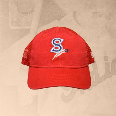 Spokane Indians Kids Central Team Trucker Red Cap