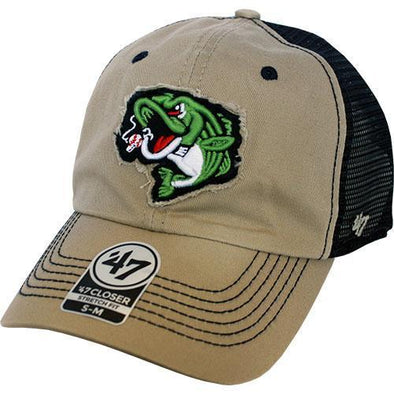 Gwinnett Stripers '47 Khaki Taylor  Closer Cap