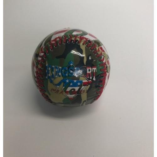 Kingsport Mets Camo Logo Ball