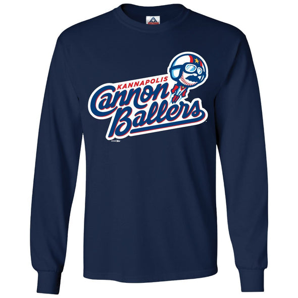 Navy Primary Long Sleeve Tee