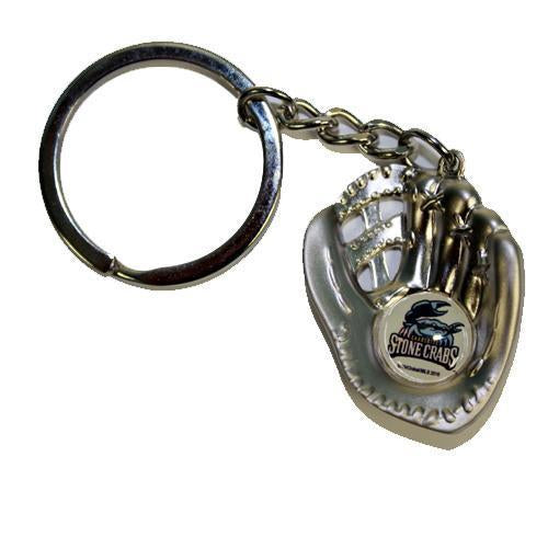 Charlotte Stone Crabs KEY CHAIN, Glove