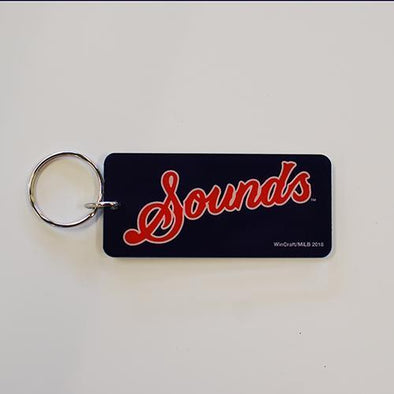 Nashville Sounds Script Logo Keychain