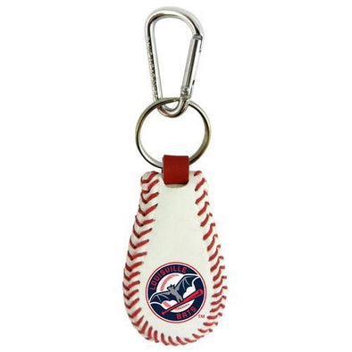 Louisville Bats Baseball Leather Fob Keychain