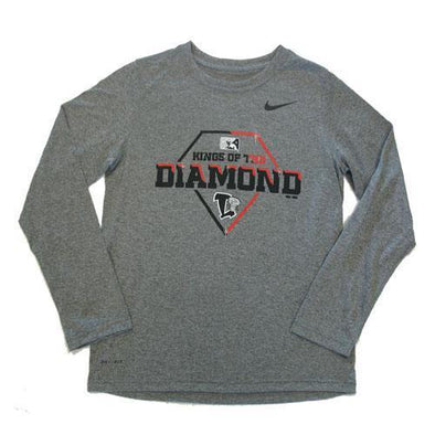 Lansing Lugnuts Nike Youth Dri-Fit L/S T-shirt