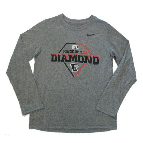Lansing Lugnuts Nike Youth Dri-Fit L/S T-shirt