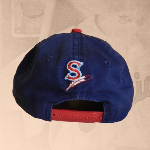 Spokane Indians Youth Snapback Wording Navy Cap