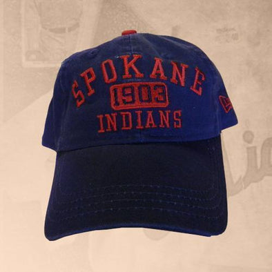Spokane Indians Youth Snapback Wording Navy Cap