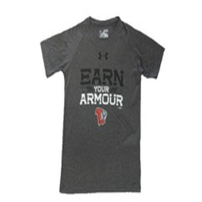 Lansing Lugnuts Kids Under Armour T-shirt - Carbon Heather