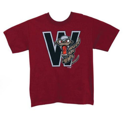 Wisconsin Timber Rattlers Youth Cardinal Hat Logo T
