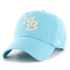 MYRTLE BEACH PELICANS 47 BRAND LADIES CARIBBEAN BLUE GM CLEAN UP