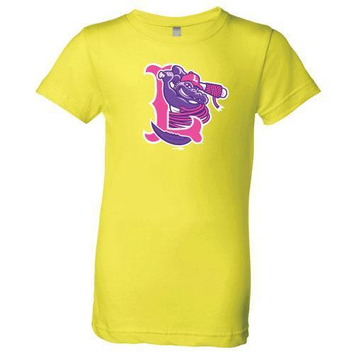 Lowell Spinners Youth Neon Gator Tee