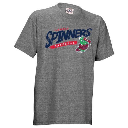 Lowell Spinners Youth Grey Coarse Tee