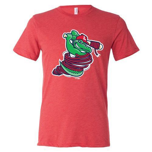 Lowell Spinners Gator Red Triblend Tee