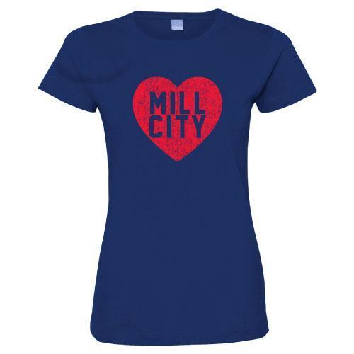 Lowell Spinners Women's Mill City Heart Tee