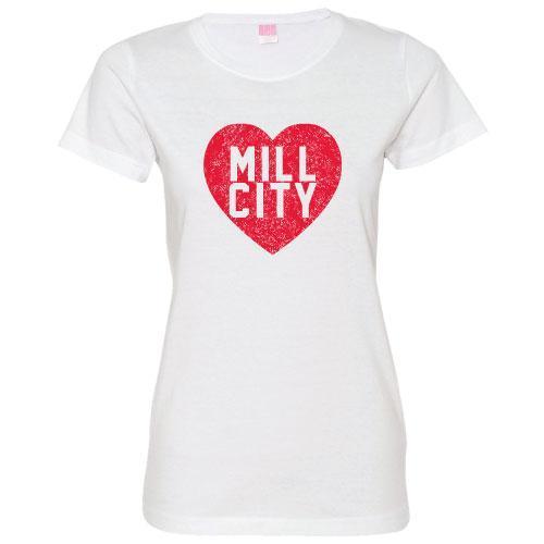 Lowell Spinners Women's Mill City Heart Tee