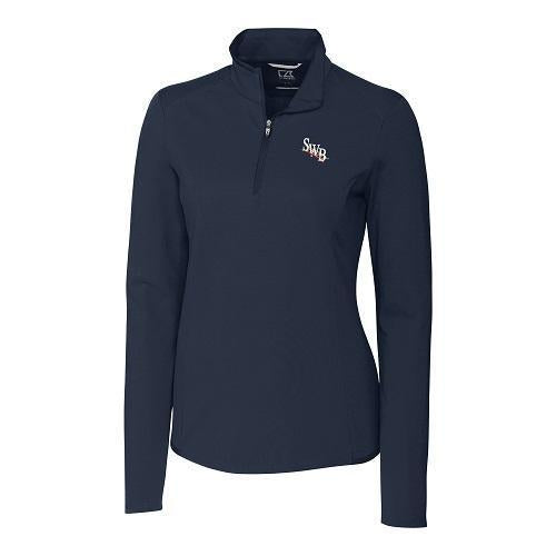Scranton/Wilkes-Barre RailRiders Cutter & Buck Women's Advantage Half Zip