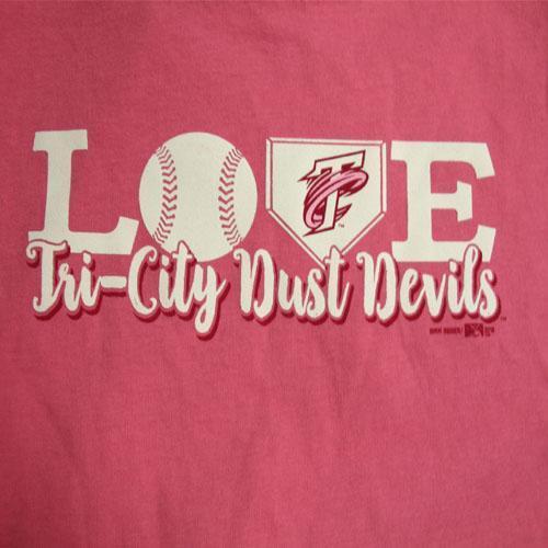 Tri-City Dust Devils Girls Love Tee