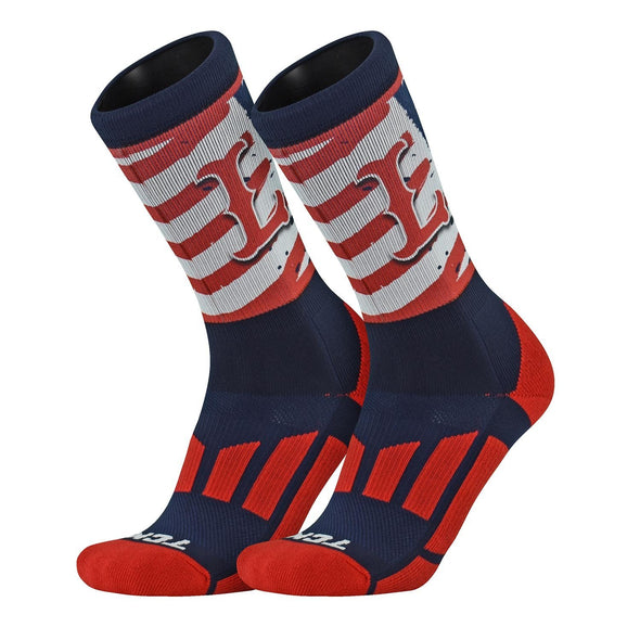 Lowell Spinners Flag Socks