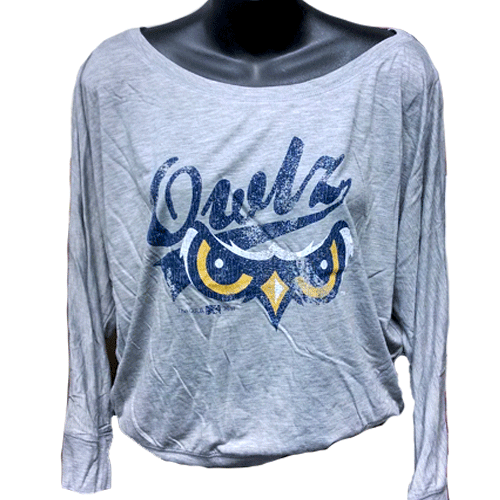 Orem Owlz Retro Brand Women's L/S Dolman